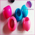 whole sale cheap chunky acrylic round shape big hole loose beads mixed colors for jewelry making garments